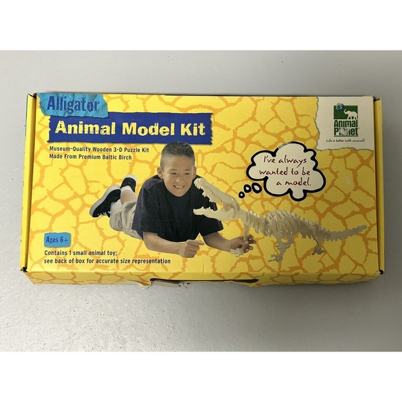 Toys Vintage Alligator Animal Model Kit Animal 201 With All Pieces Poshmark